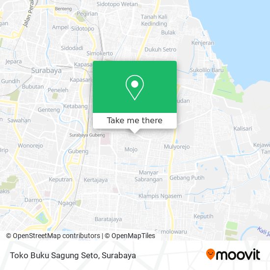 Toko Buku Sagung Seto map