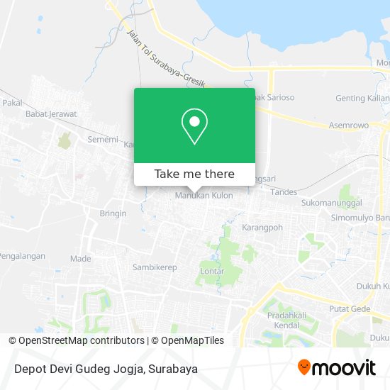 Depot Devi Gudeg Jogja map