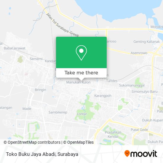 Toko Buku Jaya Abadi map