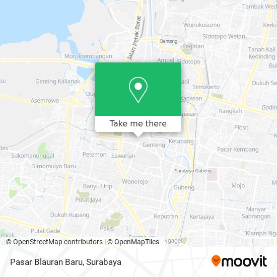 Pasar Blauran Baru map