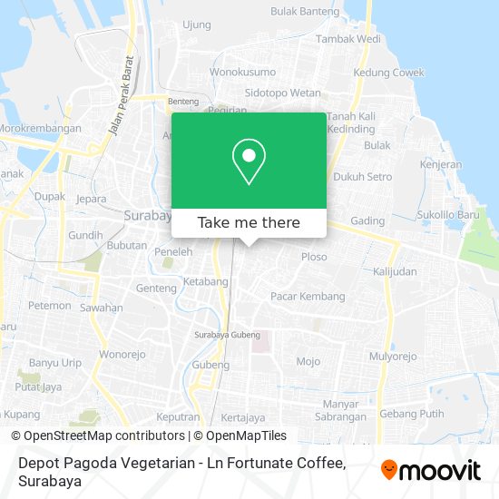 Depot Pagoda Vegetarian - Ln Fortunate Coffee map