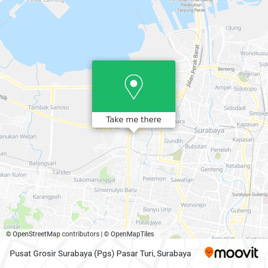 Pusat Grosir Surabaya (Pgs) Pasar Turi map