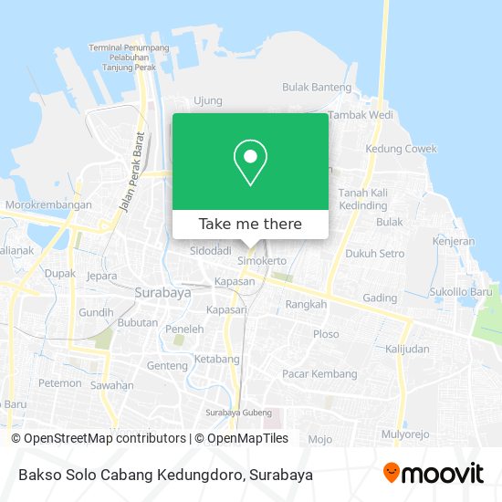 Bakso Solo Cabang Kedungdoro map