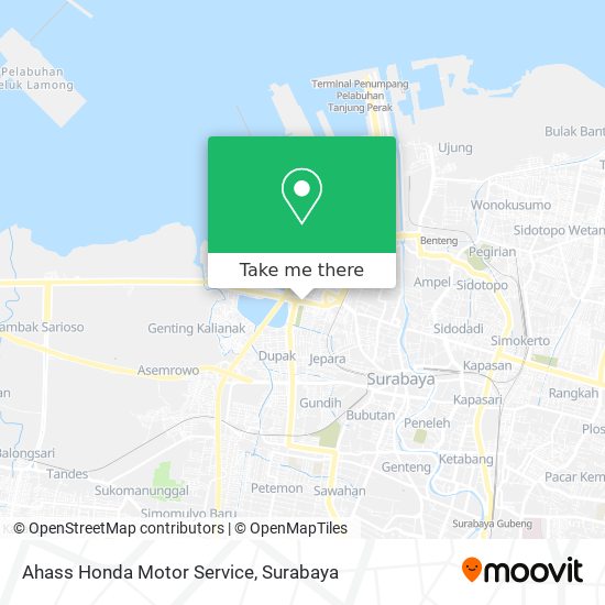 Ahass Honda Motor Service map