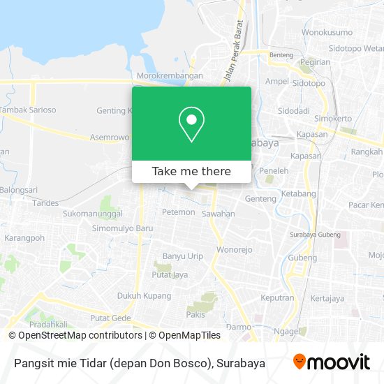 Pangsit mie Tidar (depan Don Bosco) map