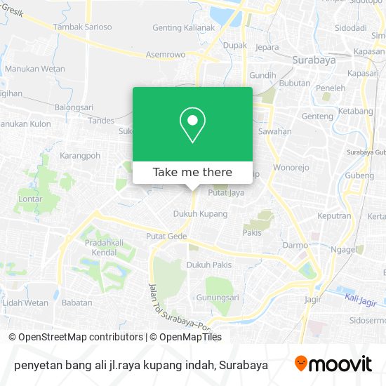 penyetan bang ali jl.raya kupang indah map
