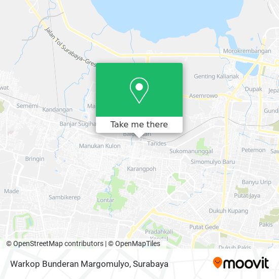 Warkop Bunderan Margomulyo map