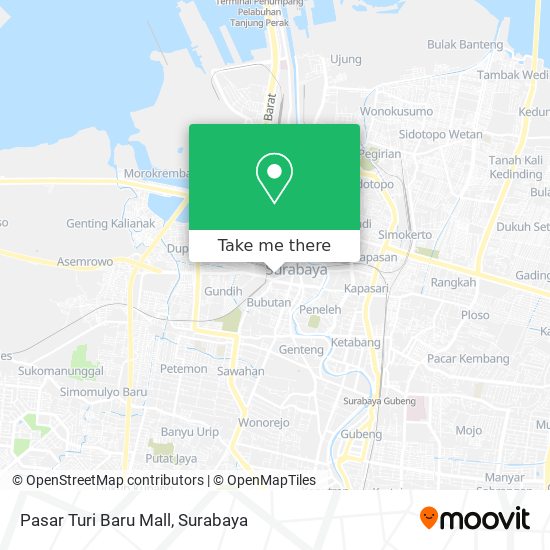 Pasar Turi Baru Mall map