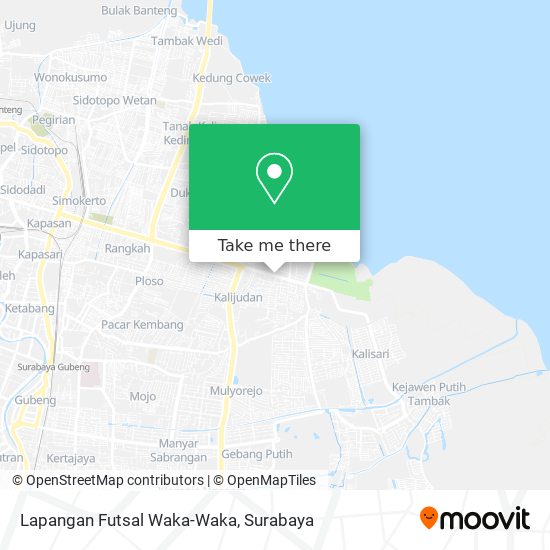 Lapangan Futsal Waka-Waka map