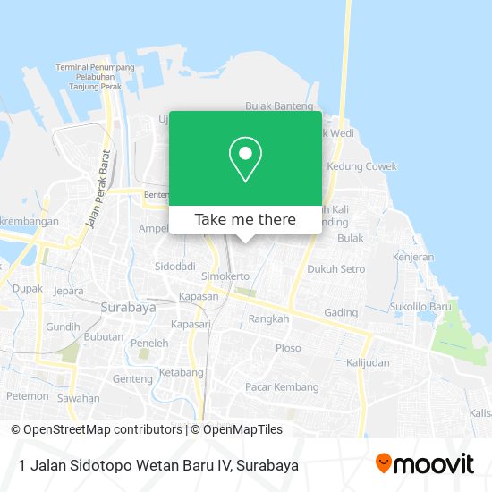 1 Jalan Sidotopo Wetan Baru IV map