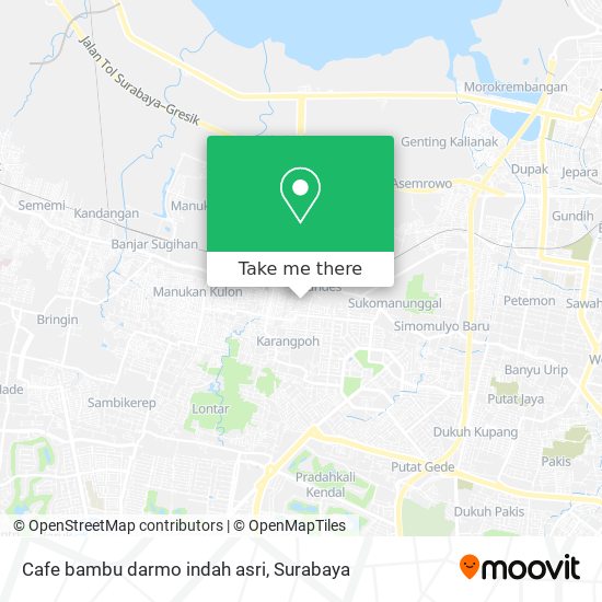 Cafe bambu darmo indah asri map