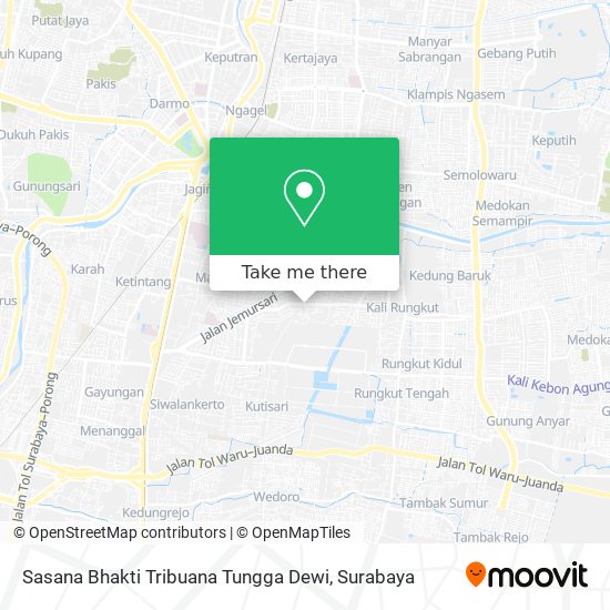 Sasana Bhakti Tribuana Tungga Dewi map