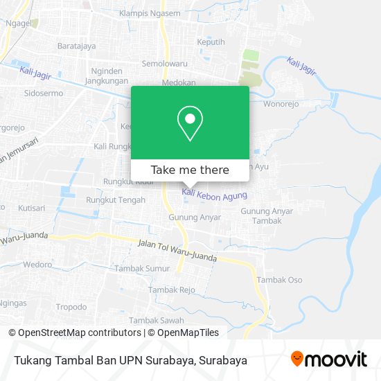 Tukang Tambal Ban UPN Surabaya map