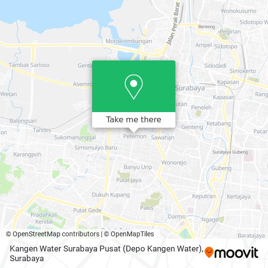 Kangen Water Surabaya Pusat (Depo Kangen Water) map