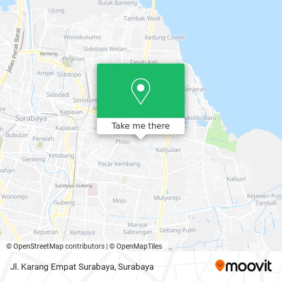 Jl. Karang Empat Surabaya map