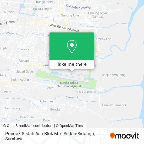 Pondok Sedati Asri Blok  M 7, Sedati-Sidoarjo map