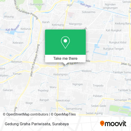 Gedung Graha Pariwisata map