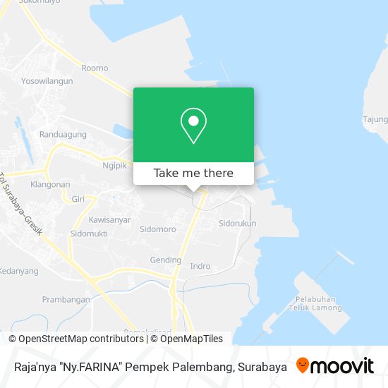 Raja'nya "Ny.FARINA" Pempek Palembang map