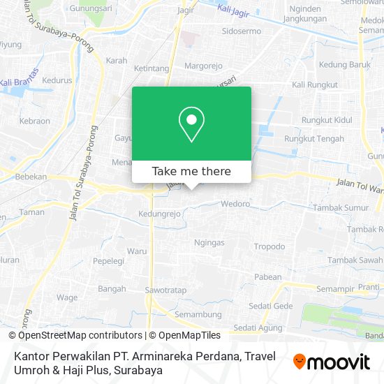 Kantor Perwakilan PT. Arminareka Perdana, Travel Umroh & Haji Plus map