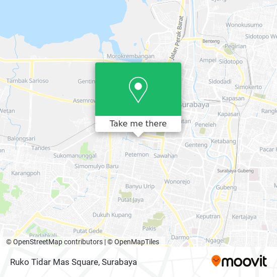 Ruko Tidar Mas Square map