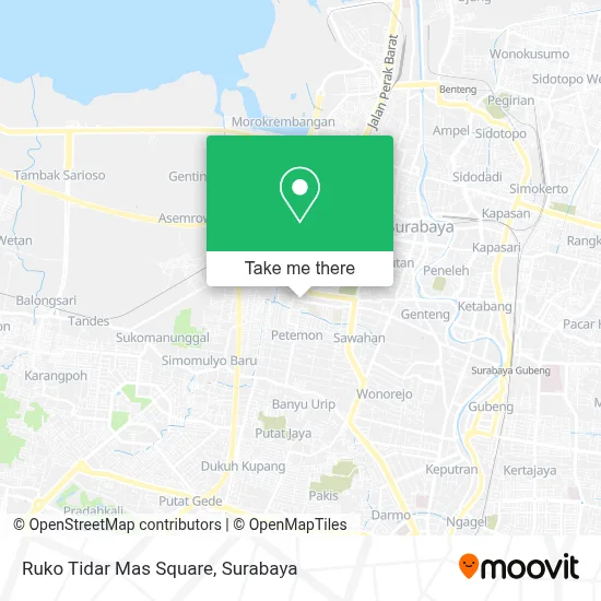 Ruko Tidar Mas Square map