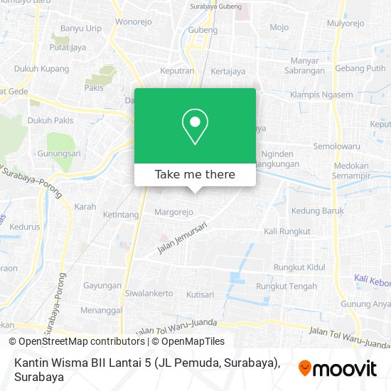 Kantin Wisma BII Lantai 5 (JL Pemuda, Surabaya) map