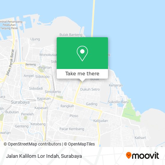 Jalan Kalilom Lor Indah map