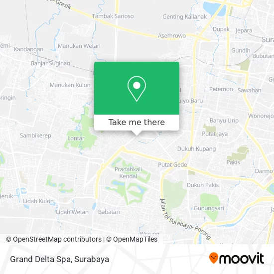 Grand Delta Spa map