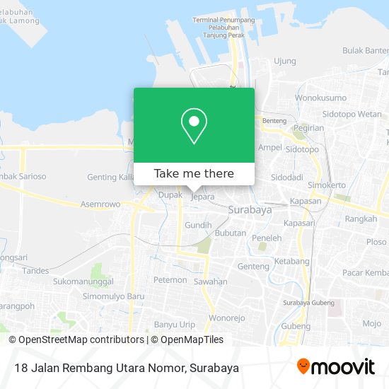 18 Jalan Rembang Utara Nomor map