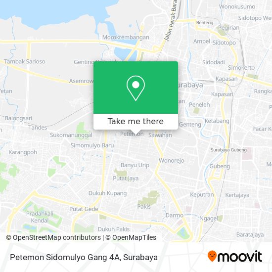 Petemon Sidomulyo Gang 4A map