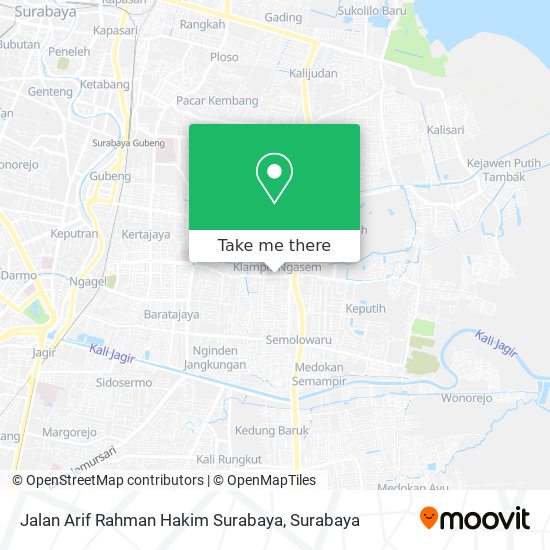 Jalan Arif Rahman Hakim Surabaya map