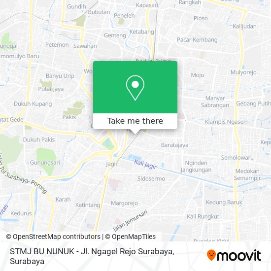 STMJ BU NUNUK - Jl. Ngagel Rejo Surabaya map