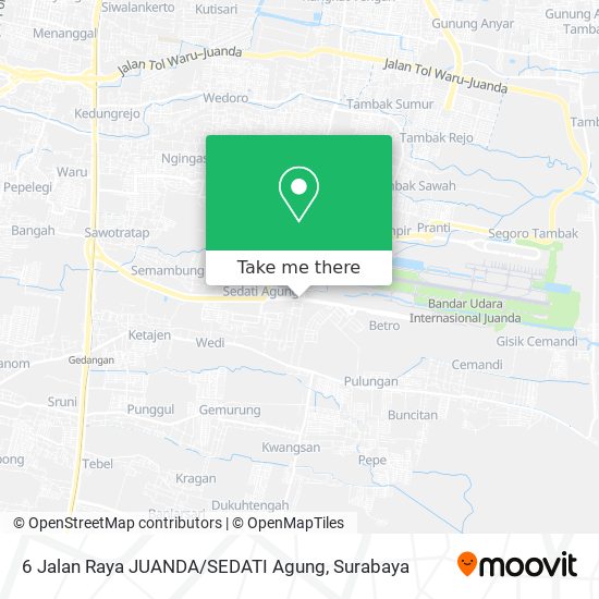 6 Jalan Raya JUANDA / SEDATI Agung map