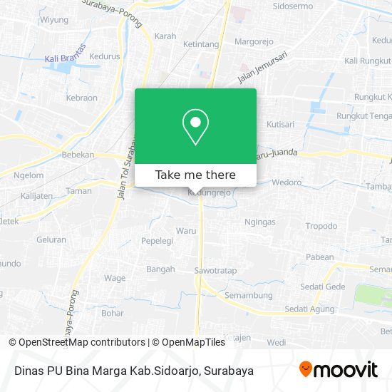 Dinas PU Bina Marga Kab.Sidoarjo map