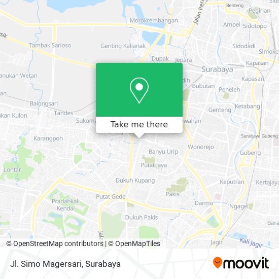 Jl. Simo Magersari map