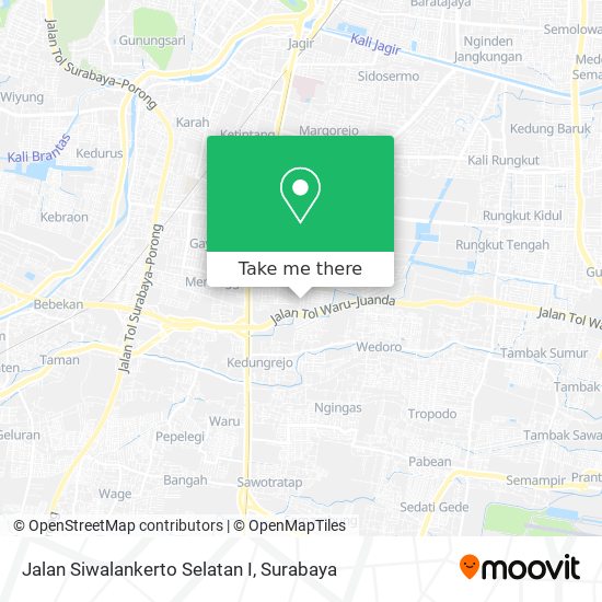 Jalan Siwalankerto Selatan I map