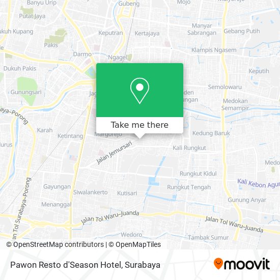 Pawon Resto d'Season Hotel map