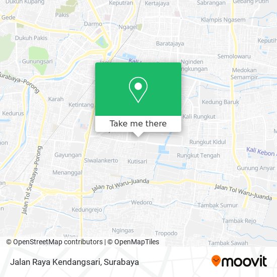 Jalan Raya Kendangsari map