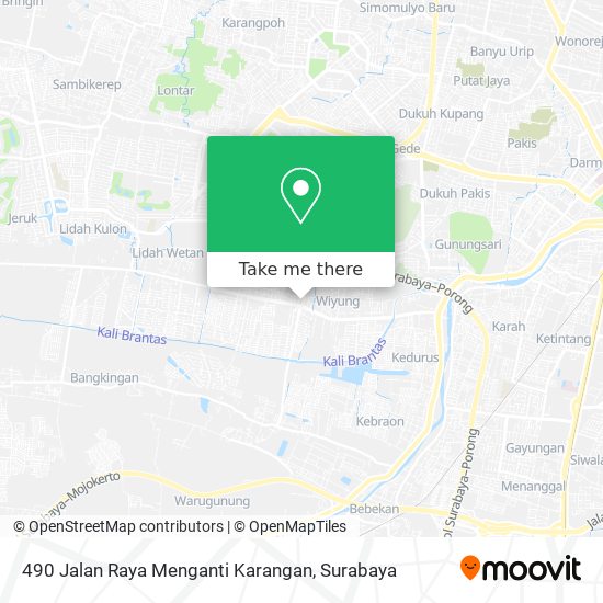 490 Jalan Raya Menganti Karangan map