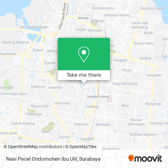 Nasi Pecel Ondomohen Ibu Ulil map