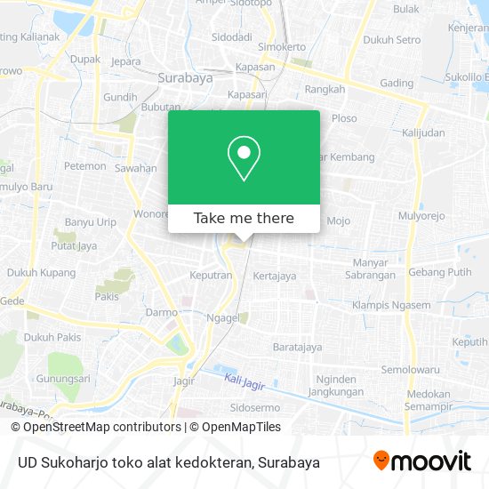 UD Sukoharjo toko alat kedokteran map