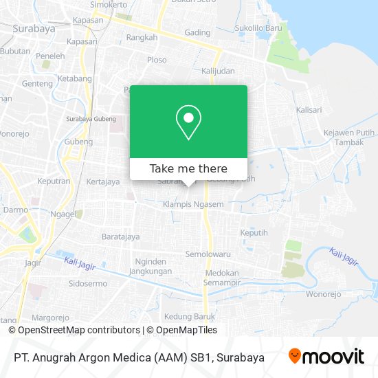 PT. Anugrah Argon Medica (AAM) SB1 map