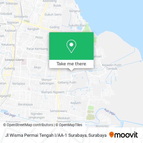 Jl Wisma Permai Tengah I / AA-1 Surabaya map