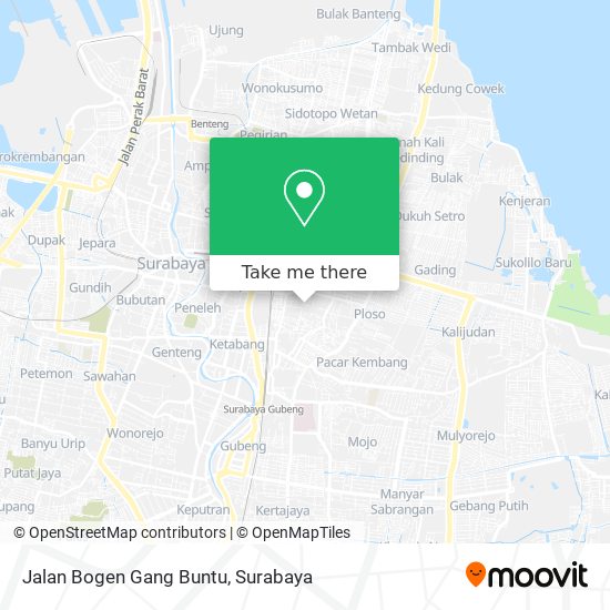 Jalan Bogen Gang Buntu map