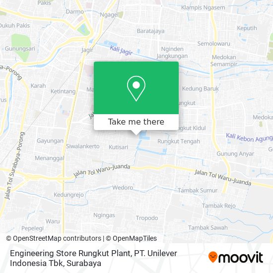 Engineering Store Rungkut Plant, PT. Unilever Indonesia Tbk map