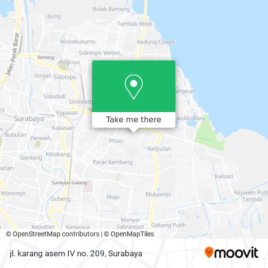 jl. karang asem IV no. 209 map
