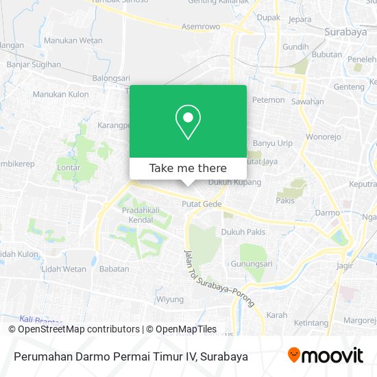 Perumahan Darmo Permai Timur IV map