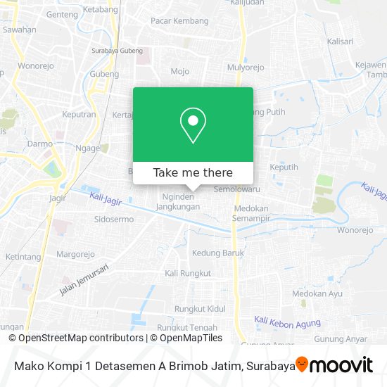 Mako Kompi 1 Detasemen A Brimob Jatim map