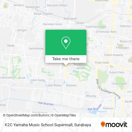 K2C Yamaha Music School Supermall map