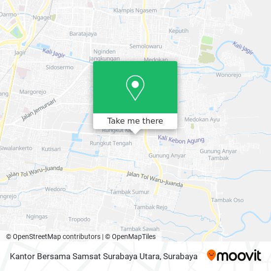 Kantor Bersama Samsat Surabaya Utara map